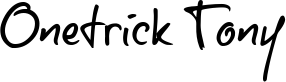 Onetrick Tony font